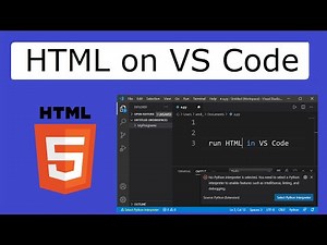 How to run HTML file on Visual Studio Code (2021)