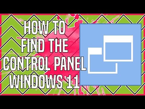 How to Find the Control Panel in Windows 11