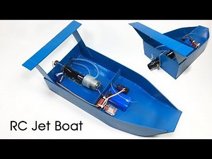 How to make a Jet RC Boat Using Turbo Jet Motor