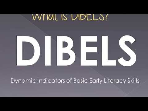 All about DIBELS