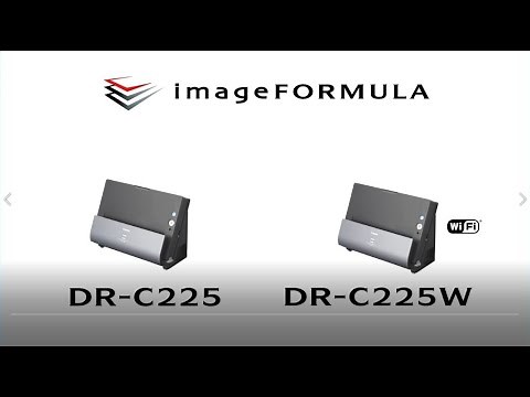 Canon Document Scanner imageFORMULA DR-C225II & DR-C225WII