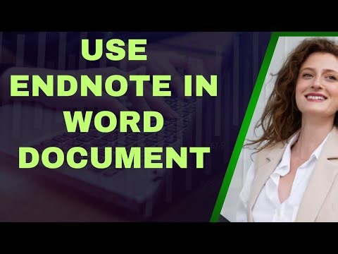 How to use endnote in word document (2026) I DOUBLE Z