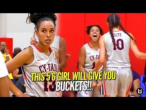 She's 5'6 & Will Give Your Whole Squad Buckets!! Jaden Owens Ballislife Highlights!