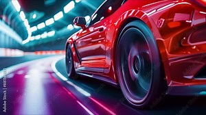 Race car posters and banners for a dynamic and exciting atmosphere. Concept Car Racing, Posters, Banners