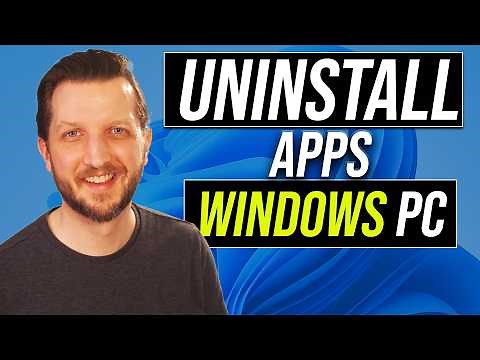 How to Uninstall Apps on PC