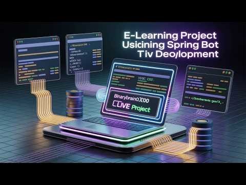 🔴 LIVE: E-Learning Project Development Using Spring Boot & Hibernate | Full Stack Java Project .