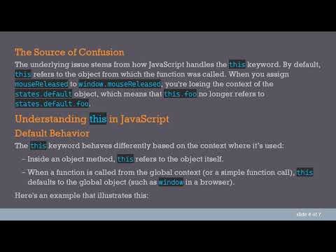 Understanding JavaScript's this: How to Fix Class Method Binding Issues in Event Handlers