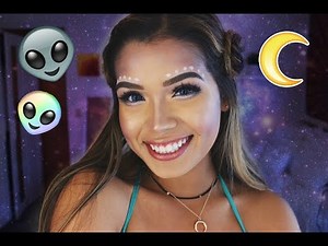 Space Girl Tutorial (Makeup, Hair, Outfit) | ItsMandarin