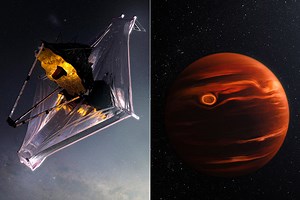 James Webb Space Telescope Captures Swirling Clouds on Remote Planet VHS 1256 b with Two Suns