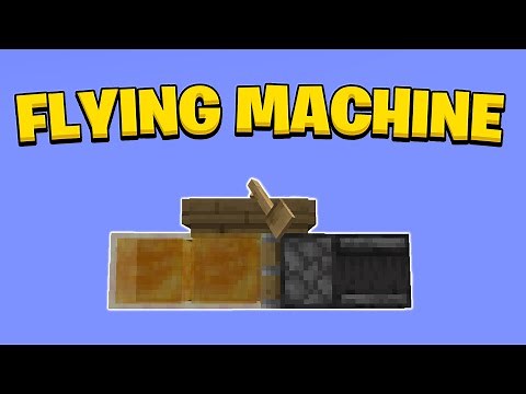 Minecraft 1.21 Flying Machine using Honey