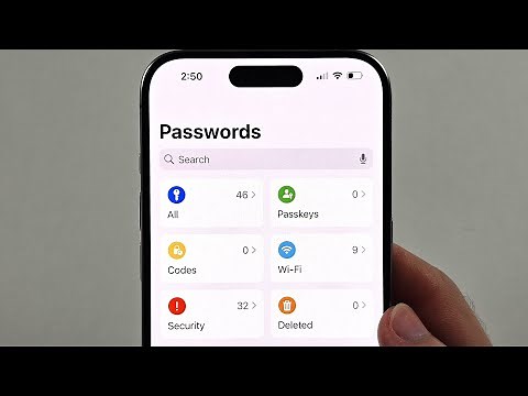 How To Use Password App in iPhone iOS (Passwords Update)
