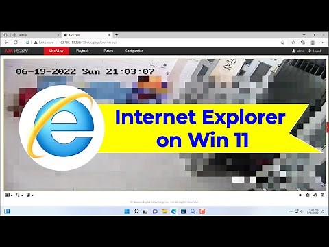 Internet Explorer on Windows 11