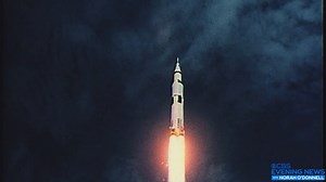 WEB EXCLUSIVE: 50 years ago, nearly half of the country's TVs were tuned to CBS as 3 astronauts hurtled into the unknown on #Apollo11; Walter Cronkite, "The Most Trusted Man in America," was awestruck as he guided viewers through the feat. https://cbsn.ws/30CgzFS | CBS Evening News