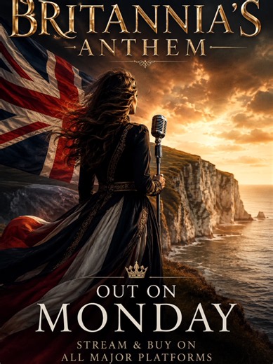Britannia’s Anthem 🇬🇧 Out Monday — a powerful patriotic anthem for everyone who still believes in Britain’s spirit, history, and future. Stream & buy on all major platforms. #BritanniasAnthem #British #unitedkingdom #Monday #NewMusic