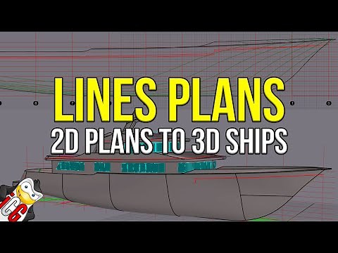 Interpreting Lines Plans - 2D Drawings to 3D Ships
