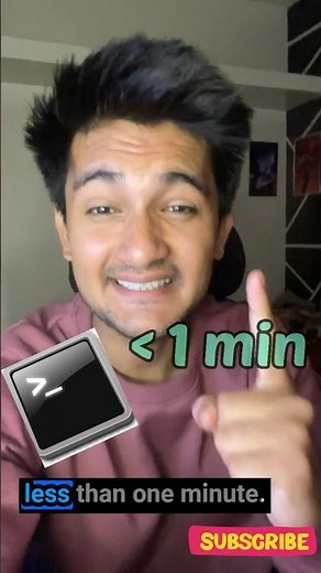 Learn Shell Scripting in Less than 1 minute Tutorial 😱 #bash #devops