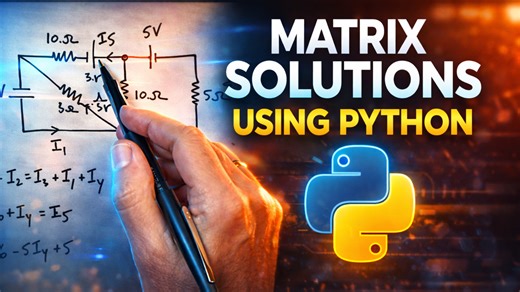 Matrix approach to solving linear systems in Python