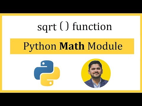 Python sqrt() function | math module | mathematical functions