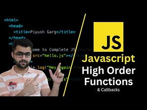 High Order Functions and Callbacks in Javascript