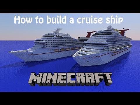 How to build a cruise ship in Minecraft! Part 1- The Bow