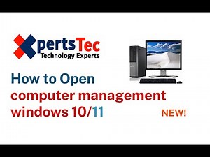 How to open computer management Windows 10 / Windows 11