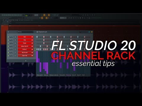 FL Studio 20 Basics - The Channel Rack (Step Sequencer)