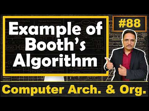Booth's Algorithm Example: Basics, Steps, and Solved Problem - 1 | COA