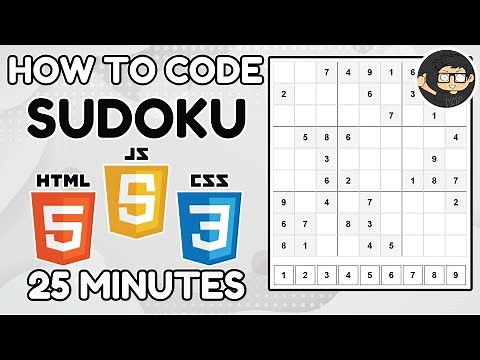 How to Build Sudoku JavaScript Tutorial