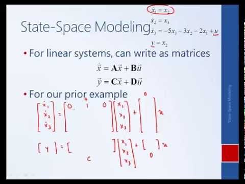 System Dynamics and Control: Module 27a - Introduction to State-Space Modeling