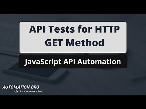 API Tests for HTTP GET method - JavaScript API Automation