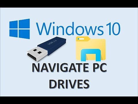 Windows 10 - File Explorer Drives - How to Manage Files on USB Flash Stick & Hard Drive - Management