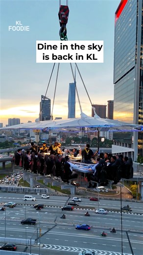 Dinner in the sky is back in KL 📍 Dinner in the sky Malaysia | KL Foodie