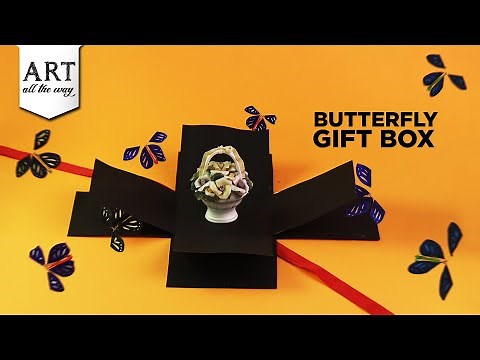 Butterfly Gift Box 🦋 | Exploding DIY Gift Box | Handmade Paper Craft