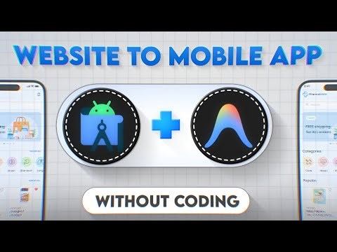 How to Convert Any Website or HTML Code to Android Native App FREE | No Coding | AI Method