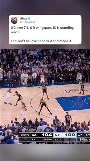 This Brunson clutch 3 over Wemby was unreal 😮‍💨