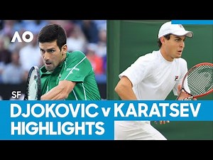 Novak Djokovic vs Aslan Karatsev Match Highlights (SF) | Australian Open 2021