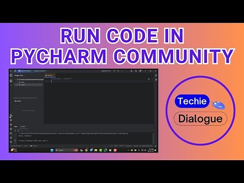 How to Run Code in Pycharm Community - Quick Tutorial [2025]