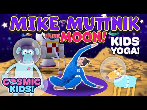 Mike and Muttnik on The Moon | A Cosmic Kids Yoga Adventure!