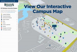 Campus Map & Tour | North Carolina Wesleyan University