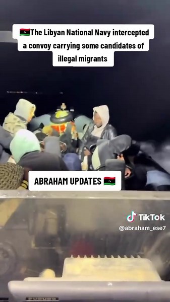 Libyan Navy Intercepts Illegal Migrant Convoy