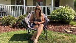 Watch ALPHA CAMP Plush Moon Chair on Amazon Live