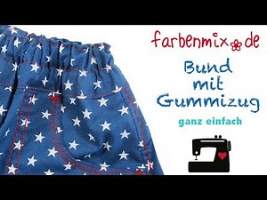 Video tutorial: Elastic waistband