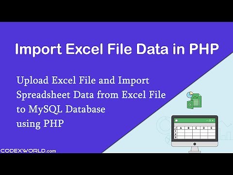 Import Excel File Data into MySQL Database using PHP