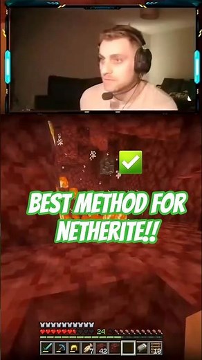 Best way to find netherite!? #minecraft #dadgamers #op