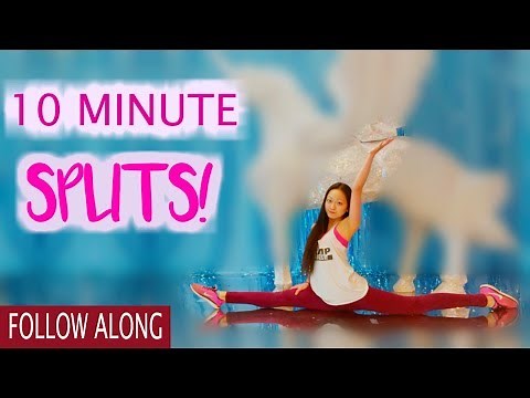 How to do a SPLIT WITHOUT PAIN! *FOLLOW ALONG*