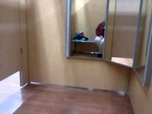 In the dressing room at walmart....