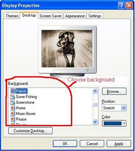 Windows XP Control Panel Settings