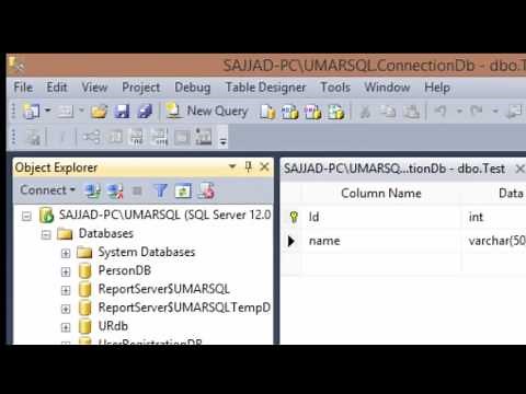 How to connect SQL server database with visual Studio C#