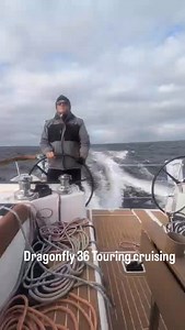 Dragonfly 36 hull no. 1 on its way to Kiel for delivery with its new owner 🤗 Hitting 19,9 knots of boat speed underway made the trip super fun 😎 #dragonfly36 #dragonflytrimaran #trimaran #trimaransailing #multihull #multihullsailing #sailing #instsail #cruising #cruisinglife #cruisinginstyle | Dragonfly Trimarans