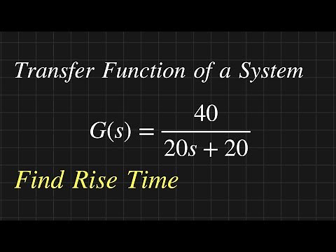 How to Find Rise Time For First Order System | Control System Solved Problem